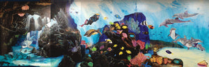 Sunlit Hawaiian Reef Mural